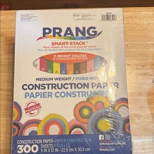 Construction Paper - 300 Sheets, Assorted Colors